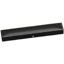 Antique Look Leatherette Bracelet Box with Satin Inner Lid