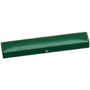 Antique Look Leatherette Bracelet Box with Satin Inner Lid