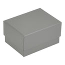 Double Ring Box Wrapped and Lined with Rich Nova Suede