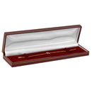 Paper Covered Bracelet Box with Gold Accent
