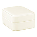 Leatherette French Clip Earring Box with Matching Interior