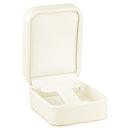 Leatherette French Clip Earring Box with Matching Interior