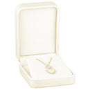 Leatherette Large Pendant Box with Matching Interior