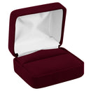Velour Double Ring Box