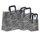 Animal Printed Plastic Bag with Flat Handles