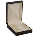 Matte Paper Covered French Clip Earring Box with Matching Moulded Sleeve