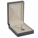 Matte Paper Covered Large Pendant Box  with Matching Moulded Sleeve