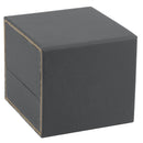 Matte Paper Covered Large Single Ring Box with Matching Moulded Sleeve