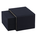 Matte Paper Covered Single Earring Box with Matching Moulded Sleeve