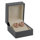 Matte Paper Covered Single Earring Box with Matching Moulded Sleeve