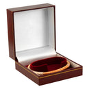 Paper Covered Bangle Box with Gold Accent