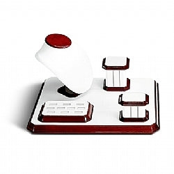 Wooden & Leatherette Platform Displays