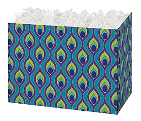 Posh Peacock Gift Basket Boxes