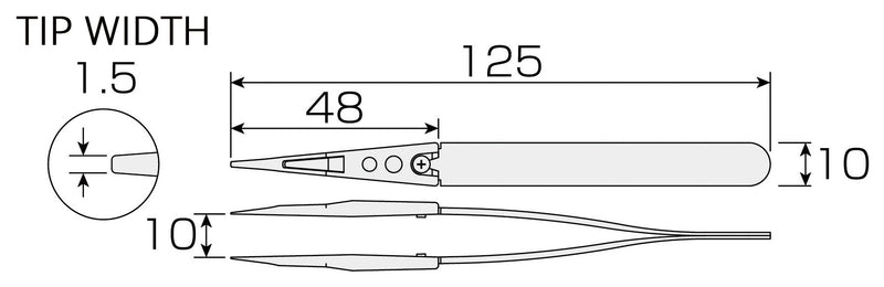 Soft Tip Tweezer - D-Master