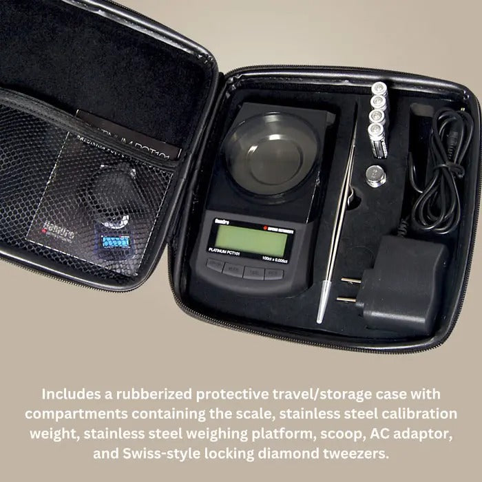 GemOro Premium Class Carat Scale Platinum PCT101 100CT X 0.005CT