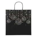 Black Ornament Designed Xmas Bags