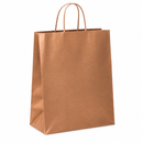 Sac en papier kraft teinté métallisé