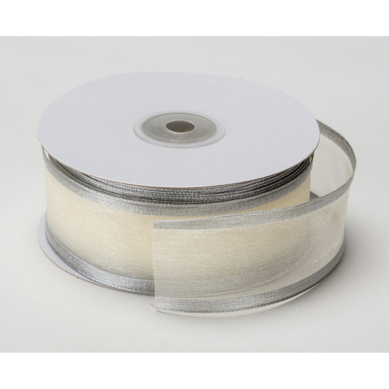 Wired Sheer with Metallic Edge Ribbon