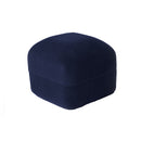 Velvet Square Single Earring Box with Matching Insert and White Satin Window