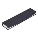 Boîte à bracelet recouverte de papier texturé avec insert blanc