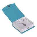 Boîte universelle recouverte de papier texturé avec insert blanc