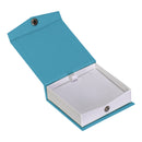 Boîte universelle recouverte de papier texturé avec insert blanc