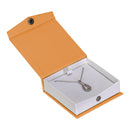 Boîte universelle recouverte de papier texturé avec insert blanc