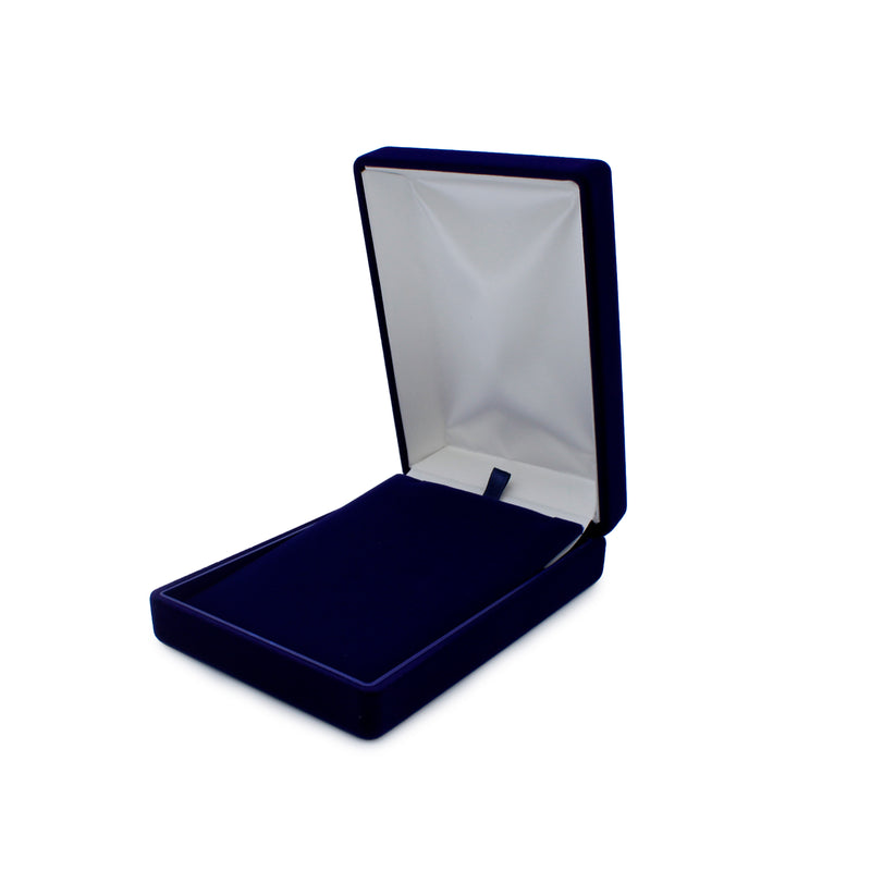 Suede Large Pendant Box with Matching Two Piece Packer