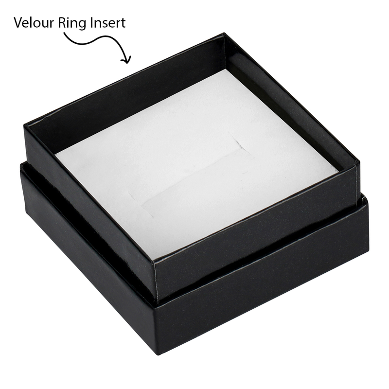 Black Glossy Cotton Filled Cardboard Boxes