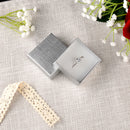 Silver and Gold Linen Cotton Filled Cardboard Box