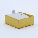 Two-tone Paper Single Earring Box with Gold Accent