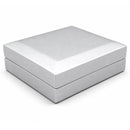 Genuine Wood Universal Box with White Leatherette Interior