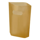 HDPE Frosted Die Cut Plastic Merchandise Bags