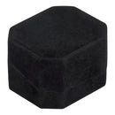 Single Ring Box Wrapped and Lined with Rich Nova Suede