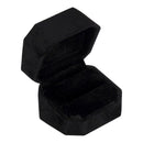 Single Ring Box Wrapped and Lined with Rich Nova Suede