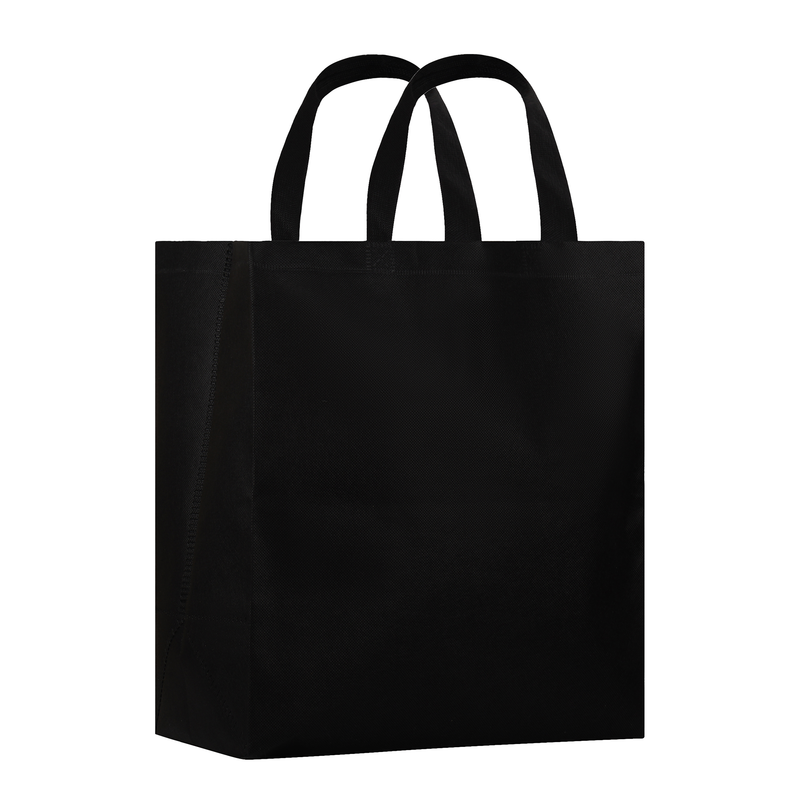 Black Nonwoven Shopping Bags