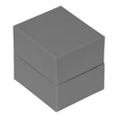 Suede Single Ring Box with Matching Two Piece Packer