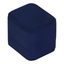 Suede Single Ring Box with Matching Two Piece Packer