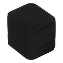 Suede Single Ring Box with Matching Two Piece Packer