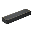 Leatherette Bracelet Box with Gold Accent and Matching Insert