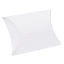 Boîtes à oreillers en carton blanc tourbillonnant