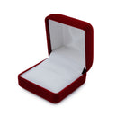 Suede Single Ring Box with Matching Two Piece Packer