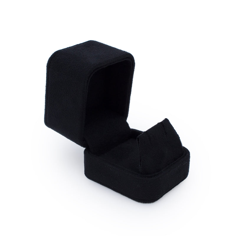 Suede Single Earring Box with Matching Two Piece Packer