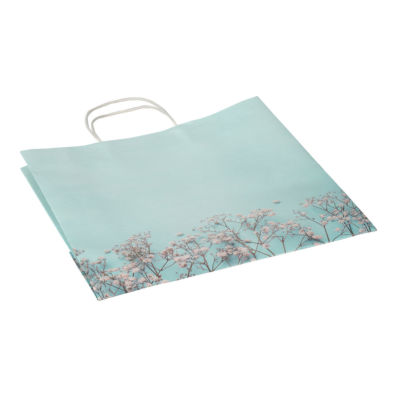 Spring Printed Paper Shopping Bag