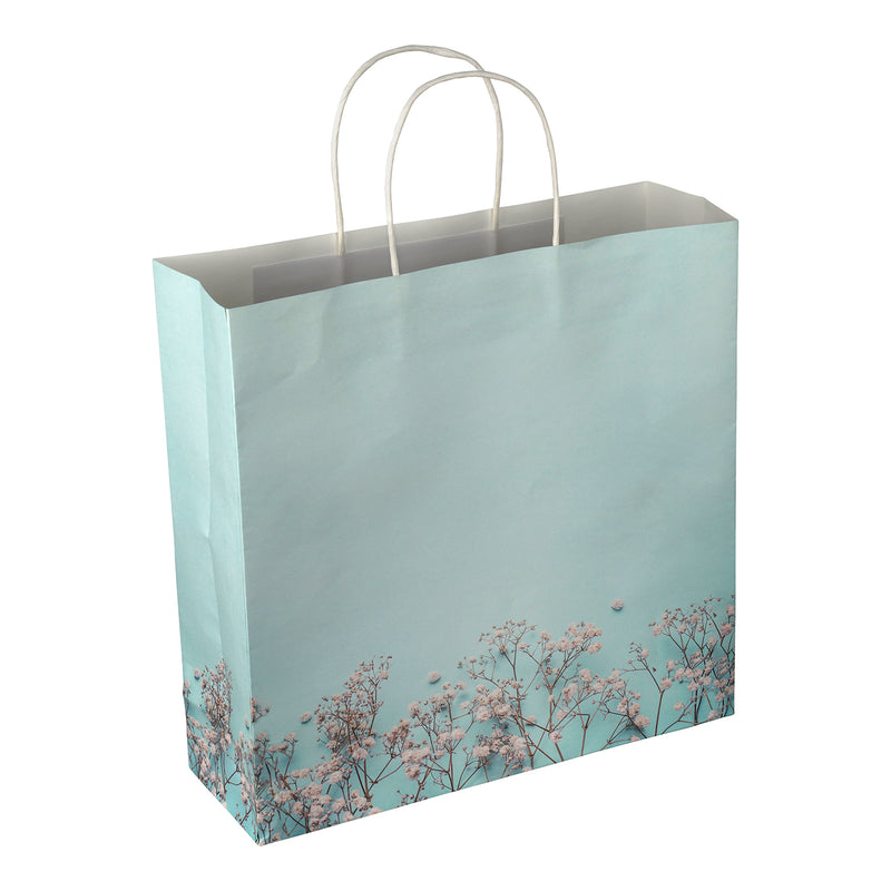 Spring Printed Paper Shopping Bag