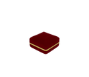 Velvet Tie Clip Box with Gold Rims and Matching Insert