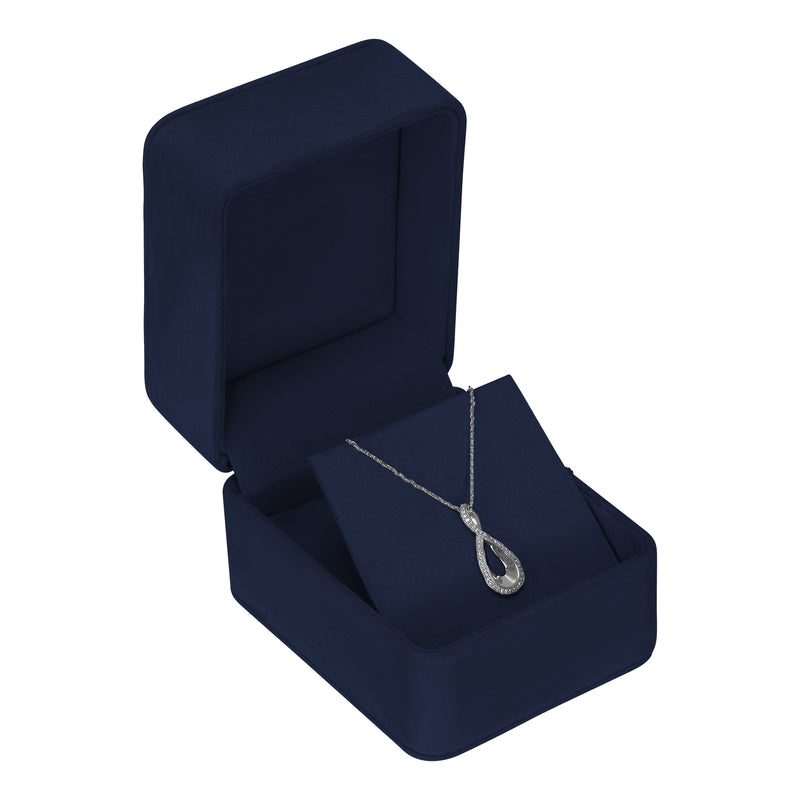 Suede Earring and Pendant Multi Box with Matching Two Piece Packer