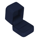 Suede Single Ring Box with Matching Two Piece Packer