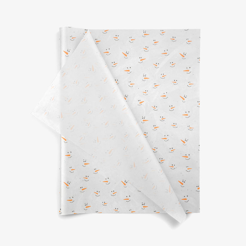 Frosty's Face Printed Tissue Paper
