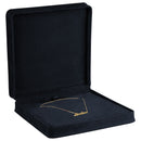 Suede Necklace Box with Matching Suede Interior